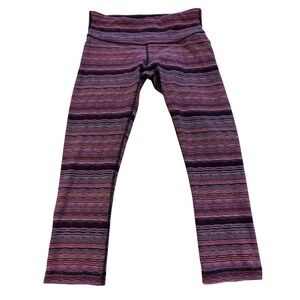 Lululemon Wunder Under Crop III athletic pants space dye sz 6 
Athleisure‎ Run